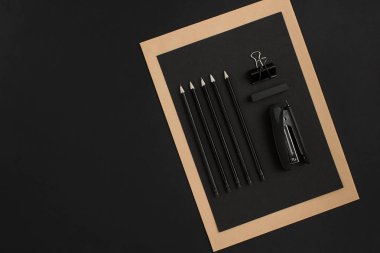 Modern masa ofis malzemeleri, mix