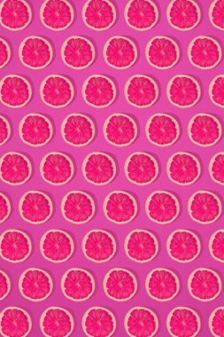 Pembe greyfurt desen. En az düz kavramı yatıyordu.