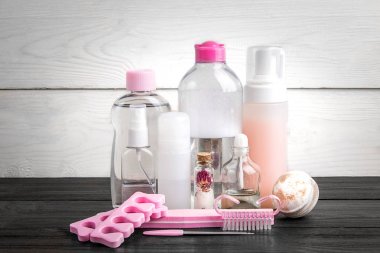 Kozmetik Spa marka model, beyaz zemin üzerine yerleştirin, tasarım