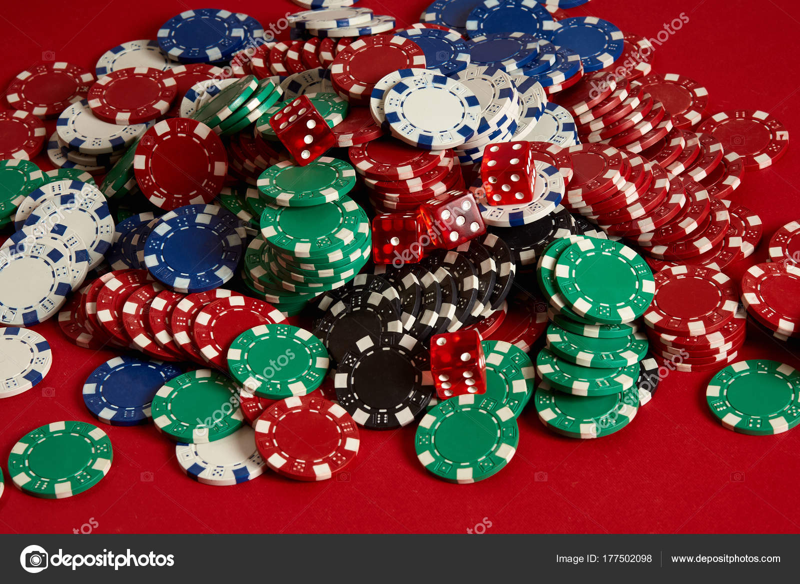 Background Poker Merah