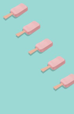 Dondurma ile şık desen