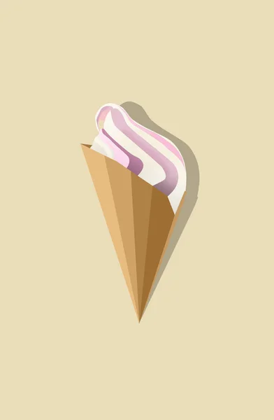 아이스크림으로 세련 된 패턴 — 스톡 사진