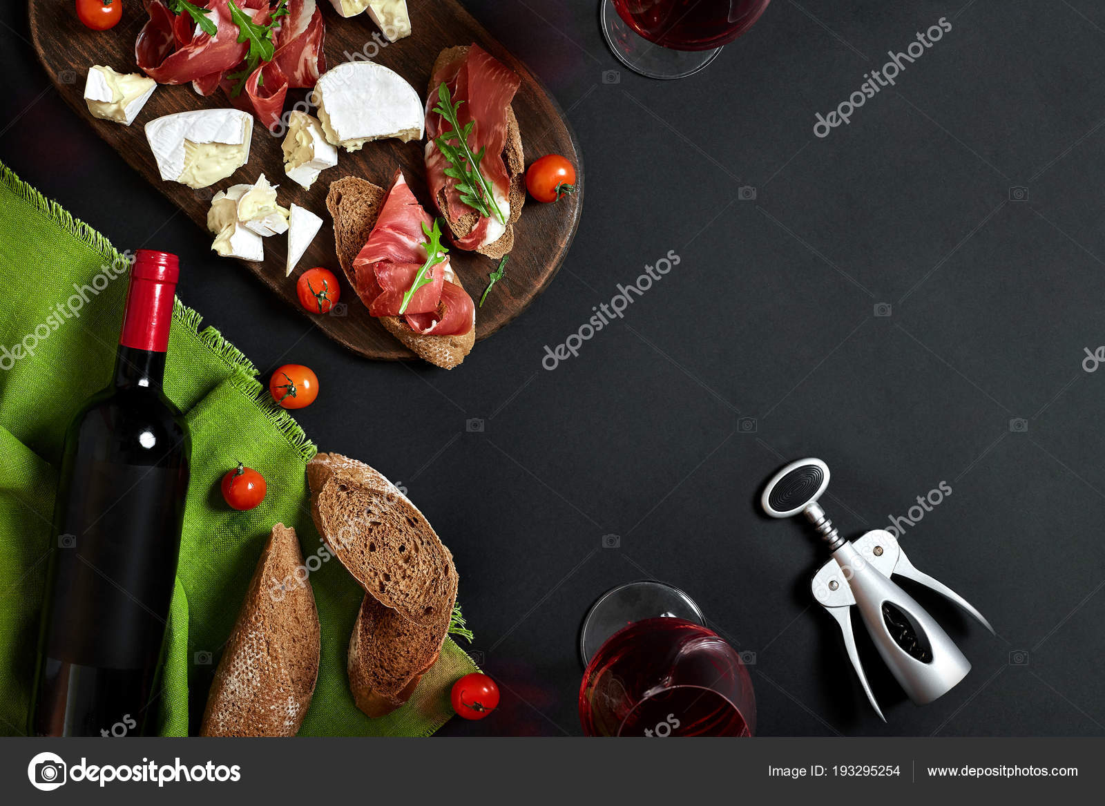 prosciutto iberico e dieta con vino rosso