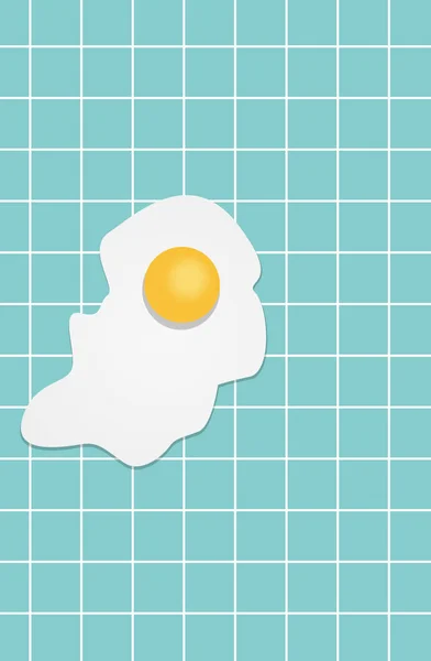 Funny fried eggs background — Stock Photo, Image