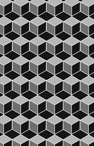 Modèle avec motif cube géométrique . — Photo