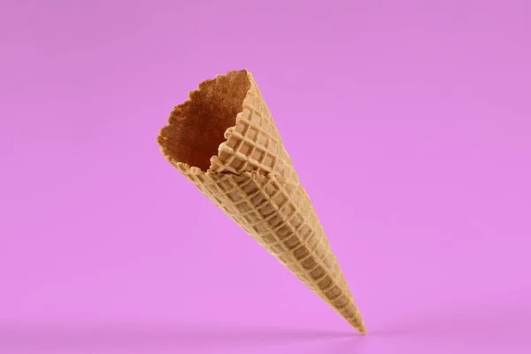 맛있는 웨이퍼 아이스크림에 배경에 음식의 Mockup Template Your Advertising Design — 스톡 사진