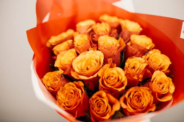 Bouquet Rose Arancioni — Foto Stock
