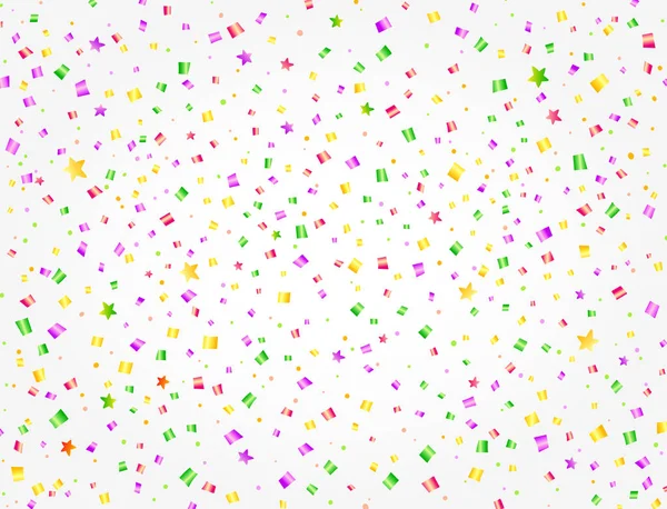 Fundo de carnaval com textura de confete colorido — Vetor de Stock