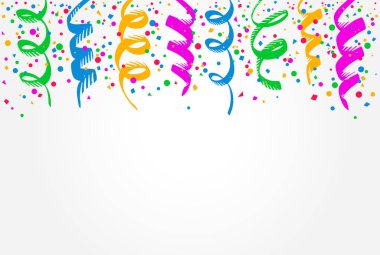 Renkli flamalarla beyaz arkaplan