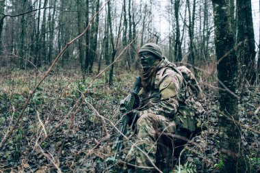 Rus Özel Kuvvetler asker.