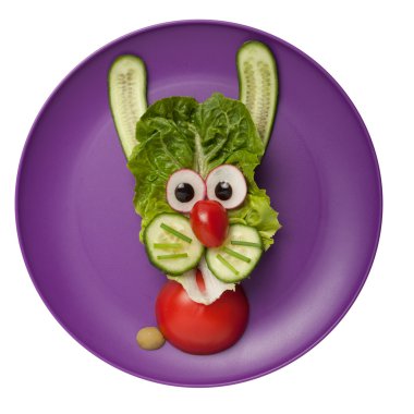 Komik Tavşan sebze yapılan 