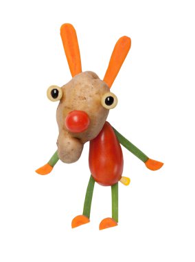 Tavşan sebze yapılan 