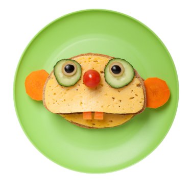 Ekmek ve peynir yapılmış tembellik