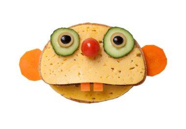 Ekmek ve peynir yapılmış tembellik 