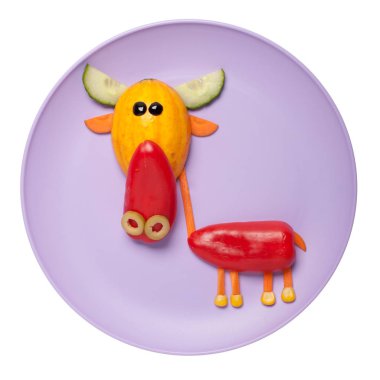 Sebzelerin yapılan karışık elk 