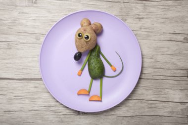 Basit besin maddeleri olan bir fare yaratma tarifi