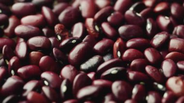 Sağlıklı vejetaryen yemek - fasulye renkli