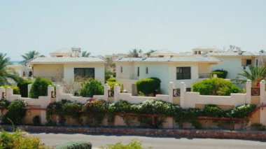 Sharm el Sheikh, Mısır, Mart, 2017: tipik Mısır tarzı evler - 5 yıldızlı otel resort