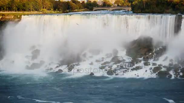 Quedas do Niágara Dia para a Noite timelapse — Vídeo de Stock