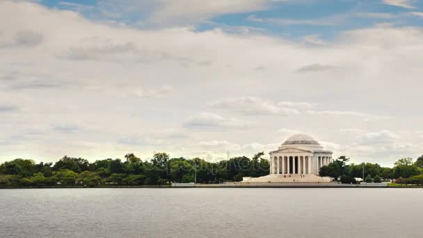 Attrazioni di Washington, Distretto di Columbia. Il Jefferson Memorial — Video Stock