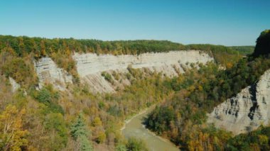 Eğimli atış: Grand Canyon doğunun en güzel ve ünlü parklar Amerika'da - Letchworth State Park.