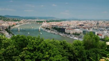 Budapeşte, Macaristan yukarıdan güzel görünüm