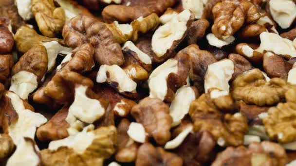 Conchas de nueces, estudio de vídeo de alta definición — Vídeos de Stock