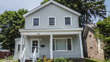 Lockport, Ny, Usa, Temmuz 2019: Tipik bir Amerikan evi