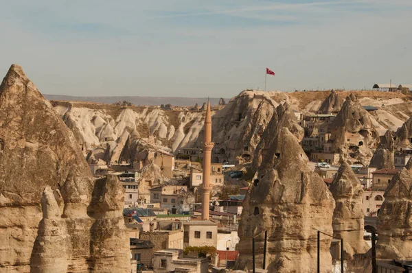 Oude stad in Turkije Cappadocië — Stockfoto