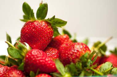 Kırmızı çilek yakın çekim