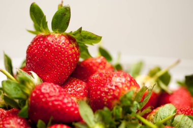 Kırmızı çilek yakın çekim