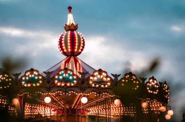 Carousel on the city street — Stock Photo, Image