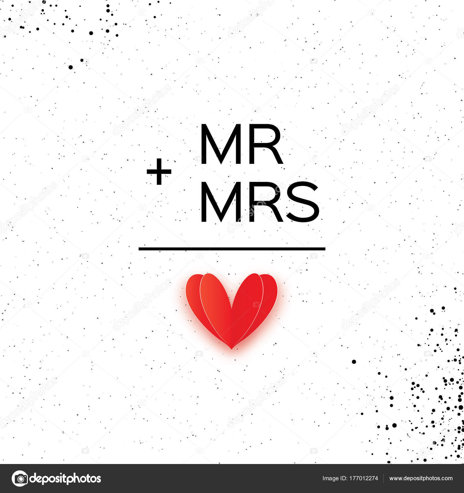 Mr And Mrs Words Mister Plus Missis Equal Love On White Paper Cut Red Mr And Mrs Words Mister Plus Missis Equal Love On White Paper Cut Red