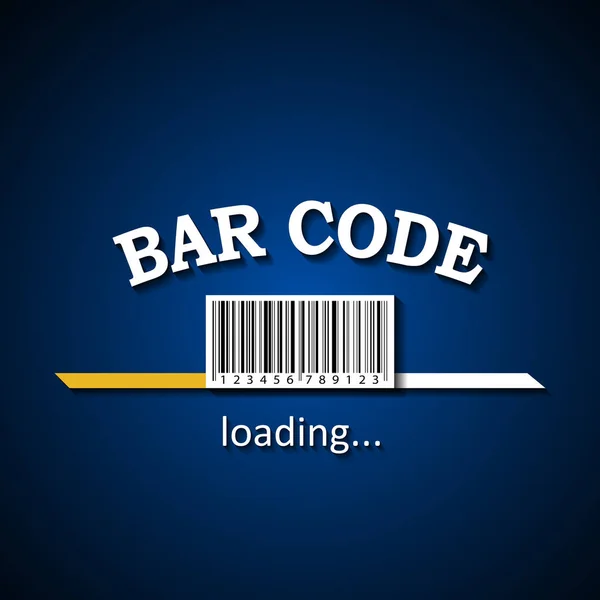 Barcode-Laden von Barcode-Hintergrund für den privaten und gewerblichen Einsatz — Stockvektor