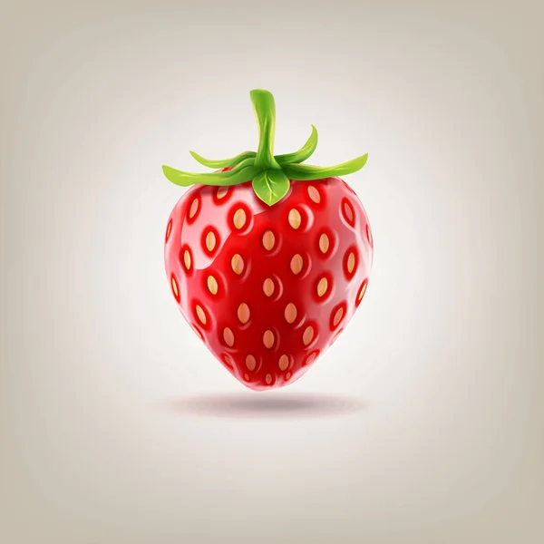 Fraise rouge fraîche — Image vectorielle