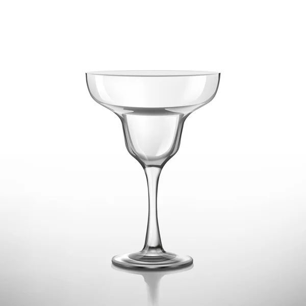 Verre vide réaliste — Image vectorielle