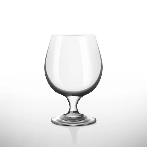 Реалистичный пустой стакан — стоковый вектор