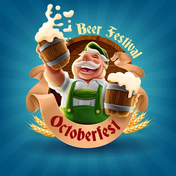 Bier festival banner — Stockvector