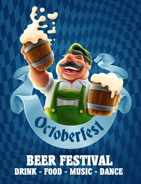 Bier festival banner — Stockvector