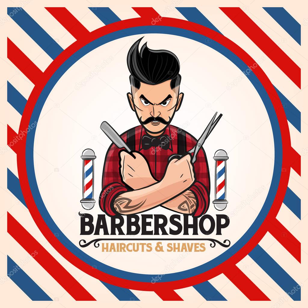 Download Barber shop banner — Stock Vector © mollicart #170879760