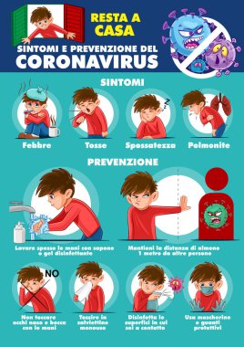 Coperid 19 ve erkek doktor çizimleri için yazı tipi tasarımı