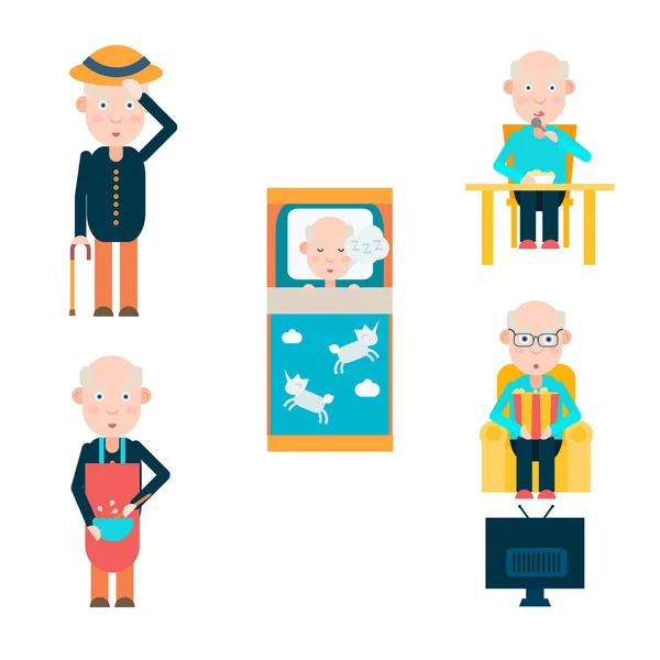 Bir adam emeklilik yaşam