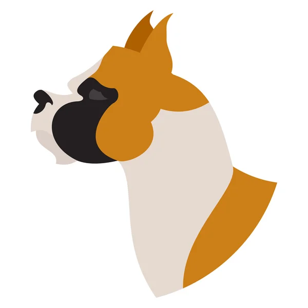 Tête de chien américain staffordshire terrier — Image vectorielle