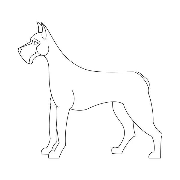 Grand Danois hund — Stock vektor