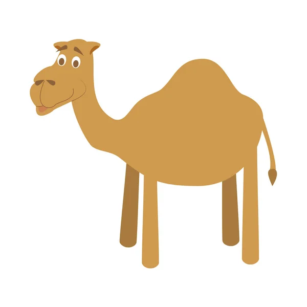 Mignon dessin animé camel vecteur illustration — Image vectorielle