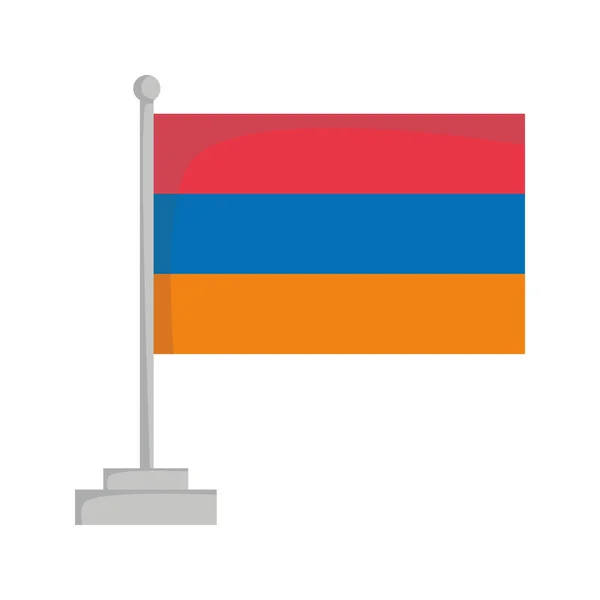 Nationalflagge von Armenia Vektor Illustration — Stockvektor