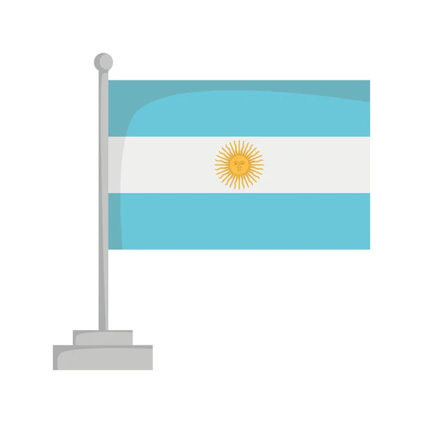 アルゼンチンのベクトル図の国旗 — ストックベクタ