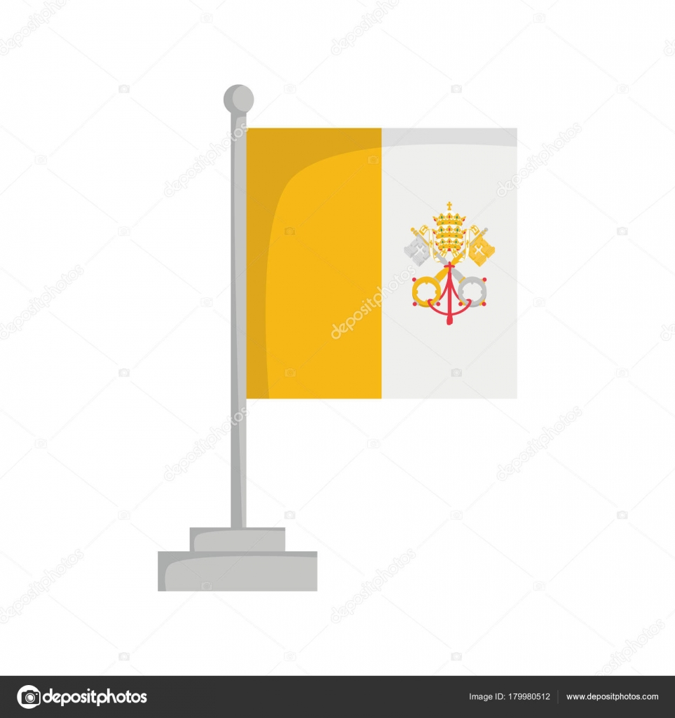 National Flag Of Vatican City Vector Illustration Stock Vector C Asantosg