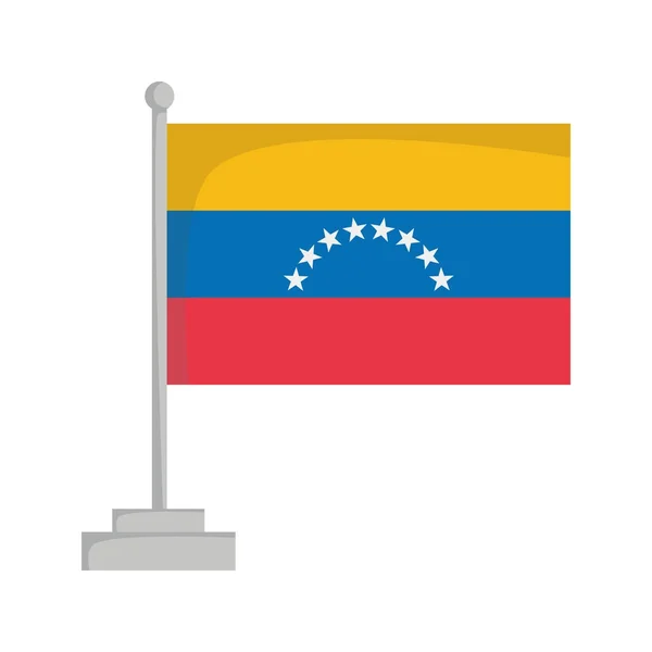 Flaga narodowa ilustracji wektorowych Wenezuela — Wektor stockowy