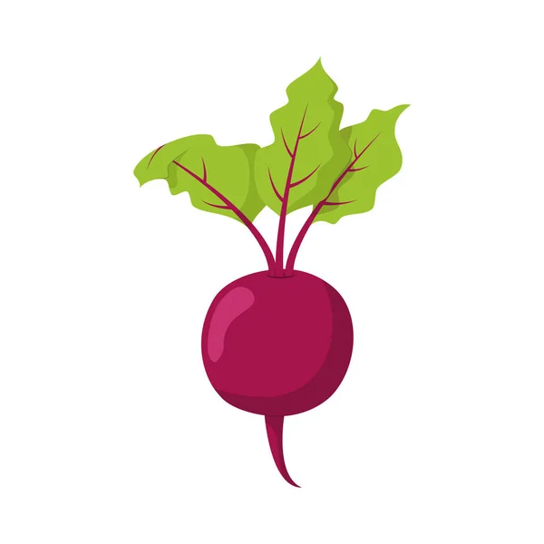 Vector Illustration Funny Beet Cartoon Style — ストックベクタ